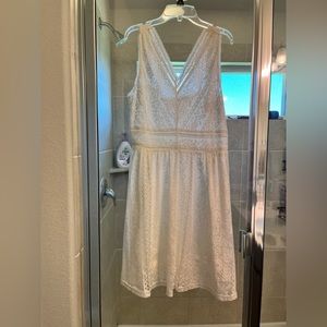 White cotton dress